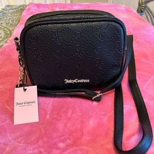 NWT JUICY COUTURE LICORICE CAMERA CROSSBODY